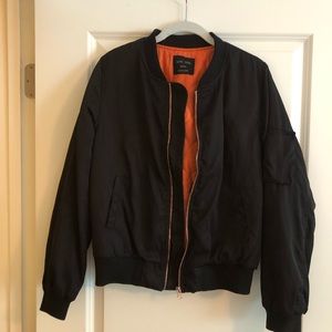 Black Bomber Jacket